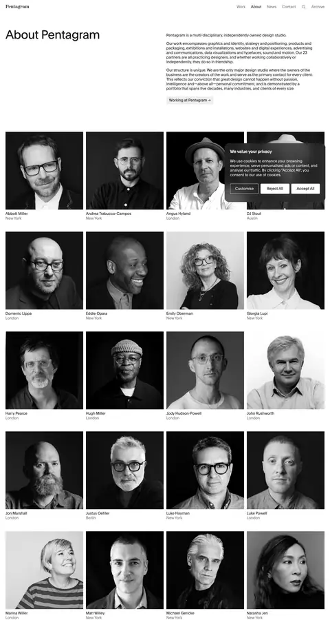 pentagram.com — Biz haqimizda