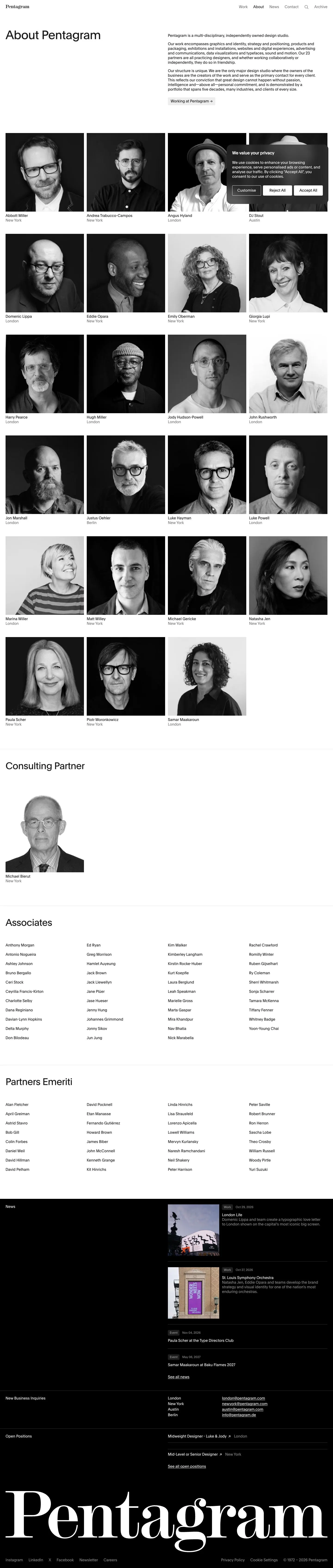pentagram.com — Biz haqimizda