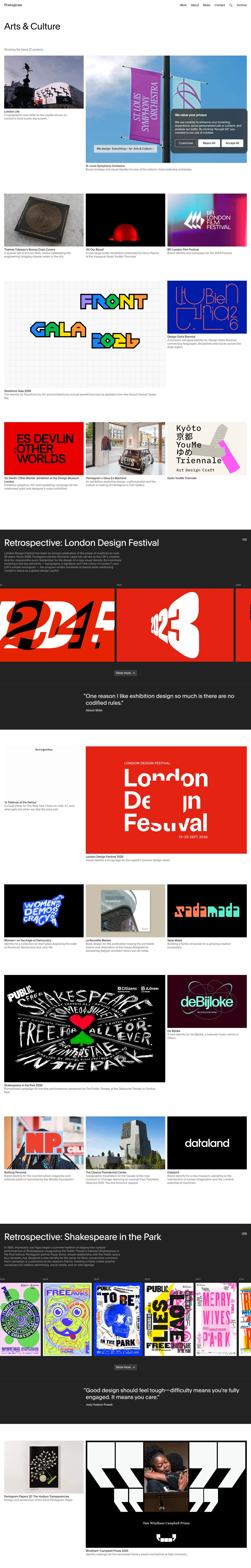 pentagram.com — Katalog