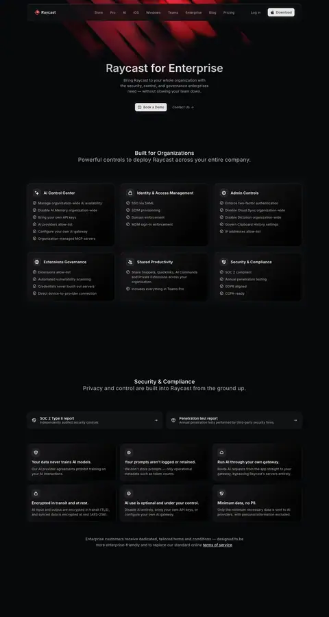 Landing page
