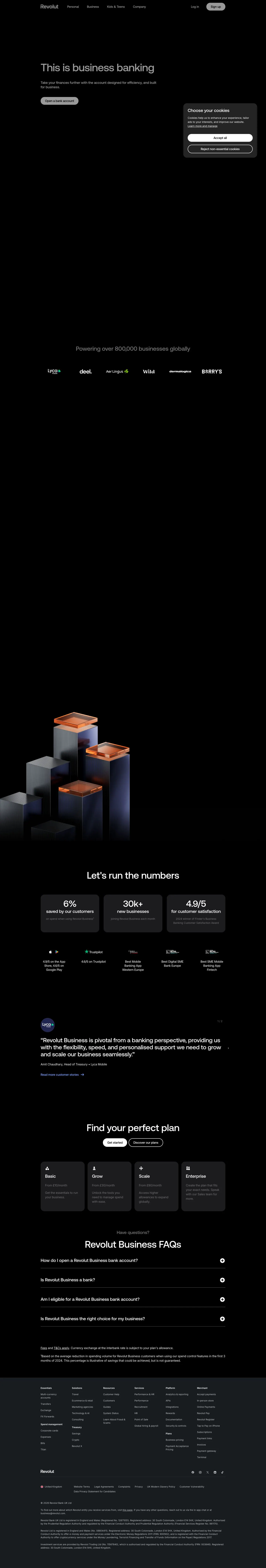 revolut.com — Landing sahifa