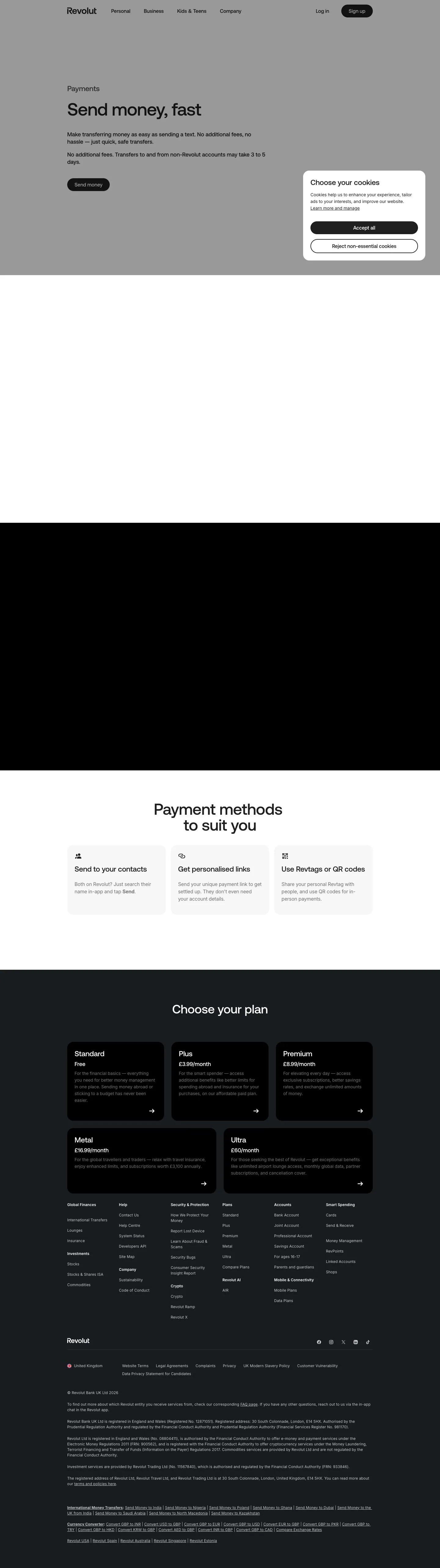 revolut.com — Landing sahifa