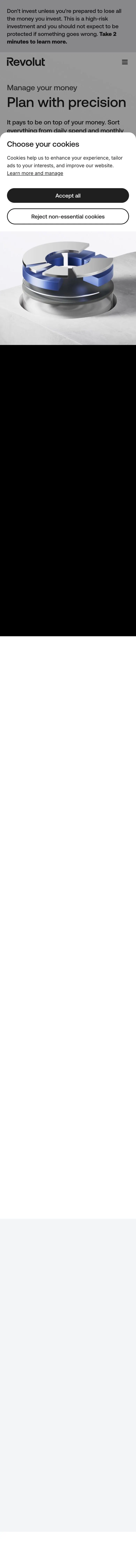 revolut.com — Landing sahifa