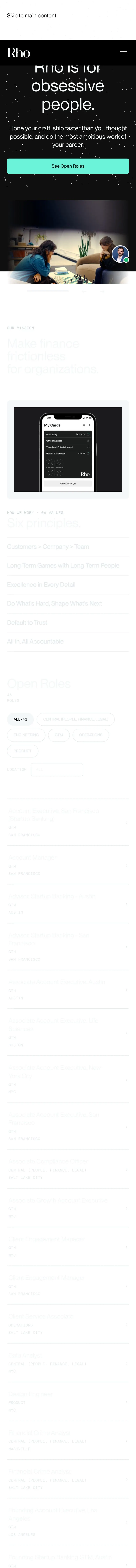 rho.co — Vakansiyalar