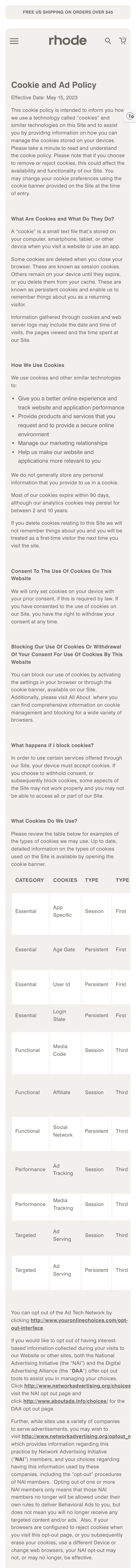 rhodeskin.com — Huquqiy