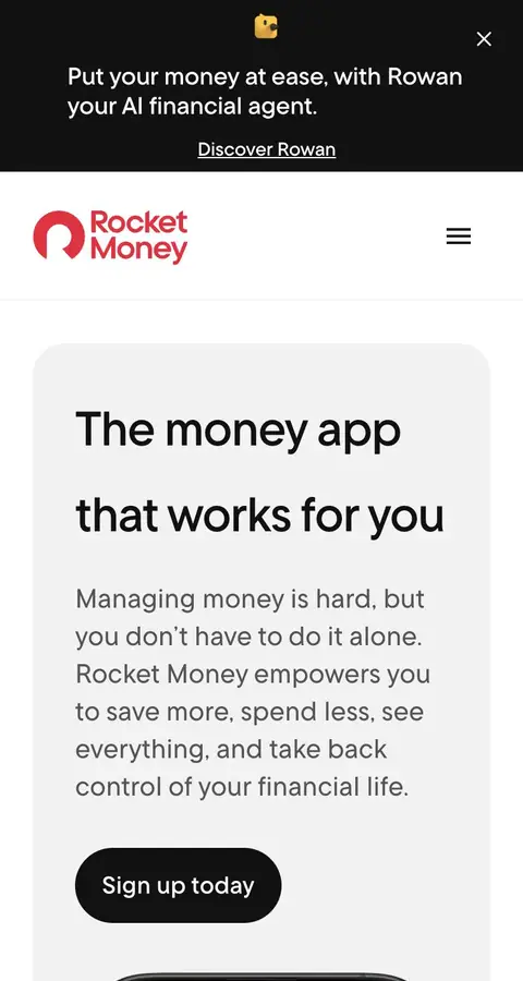 rocketmoney.com — Bosh sahifa