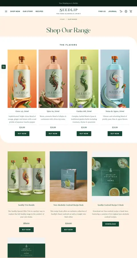 seedlipdrinks.com — Katalog