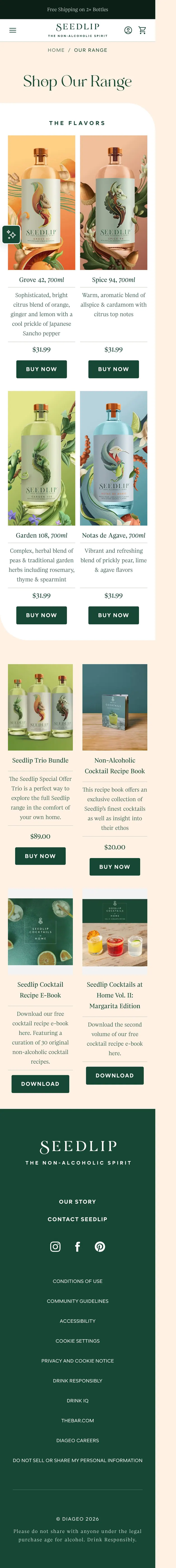 Seedlip — Katalog