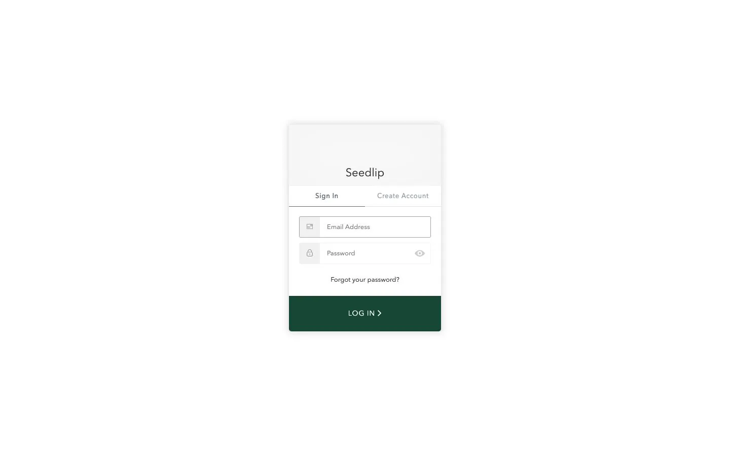 Seedlip — Kirish