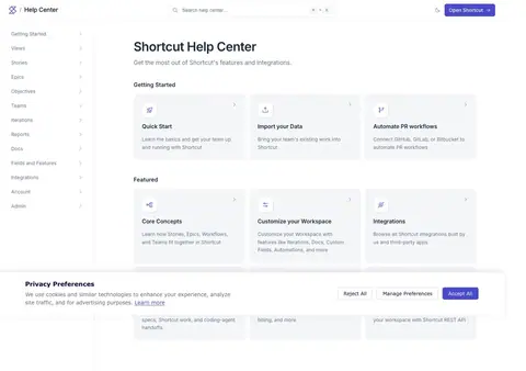 Shortcut — Yordam va FAQ
