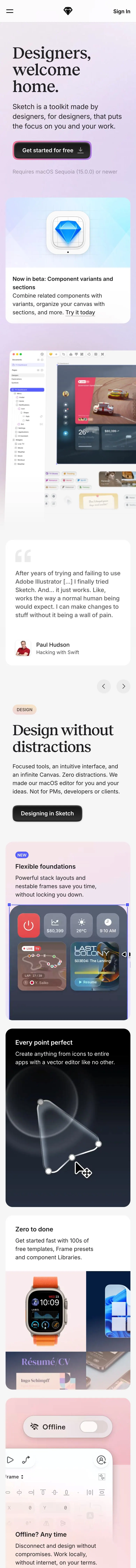 Sketch — Bosh sahifa