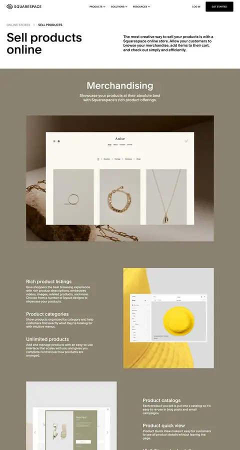 Landing page