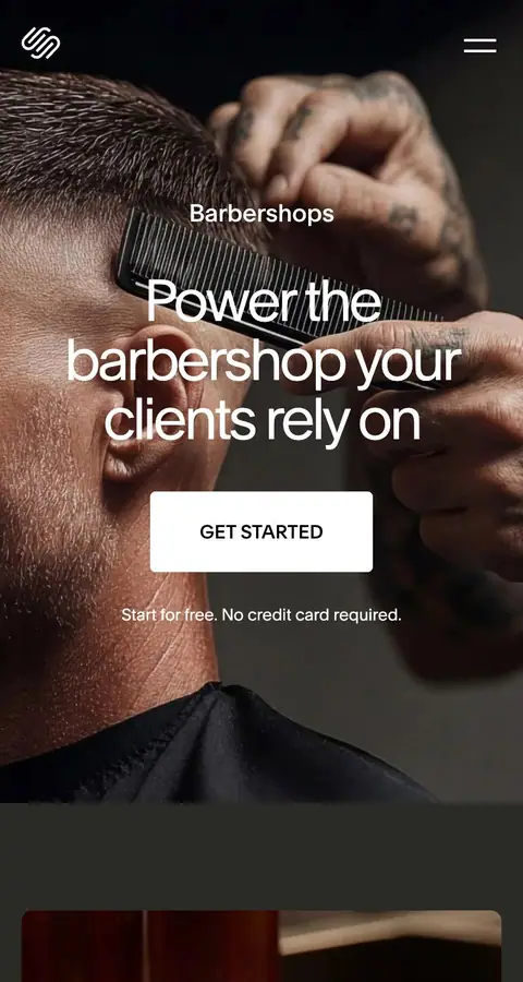 Landing page