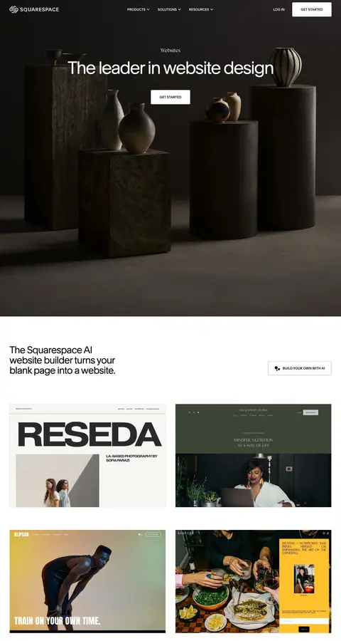 Landing page