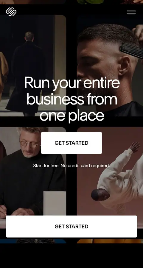 Landing page