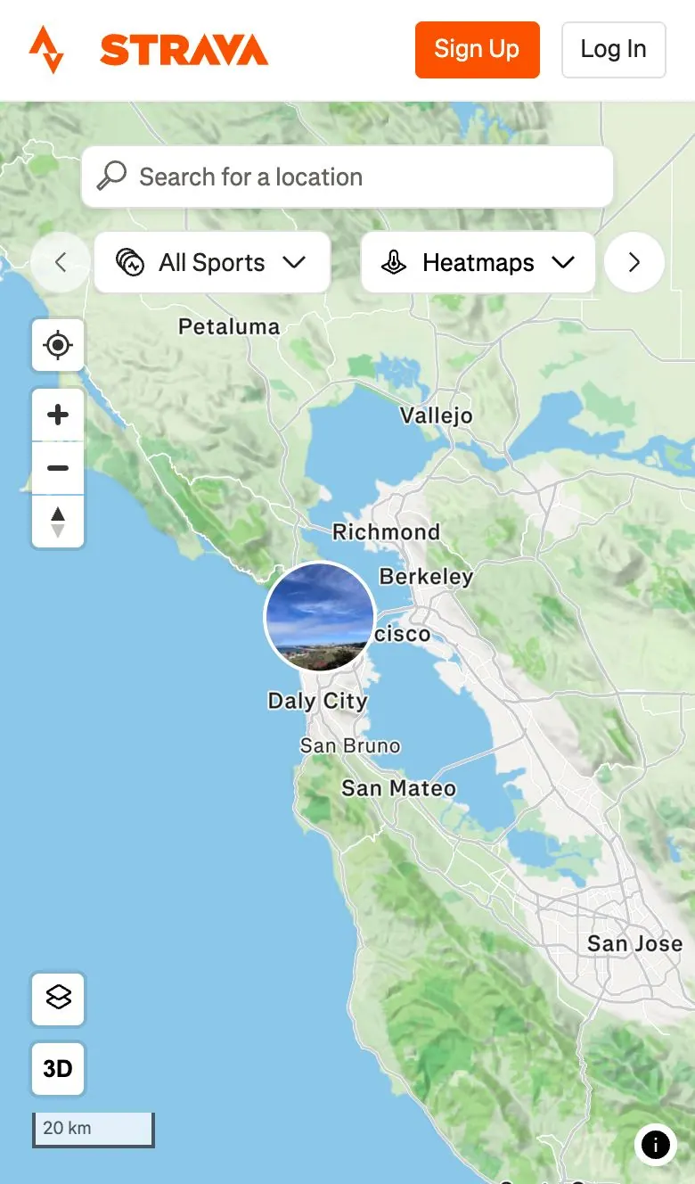 Strava — Map