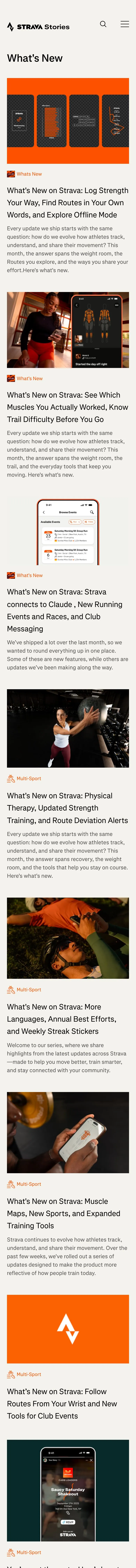 Strava — Feed