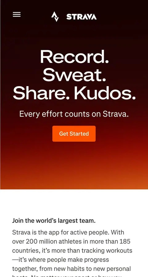 Landing page