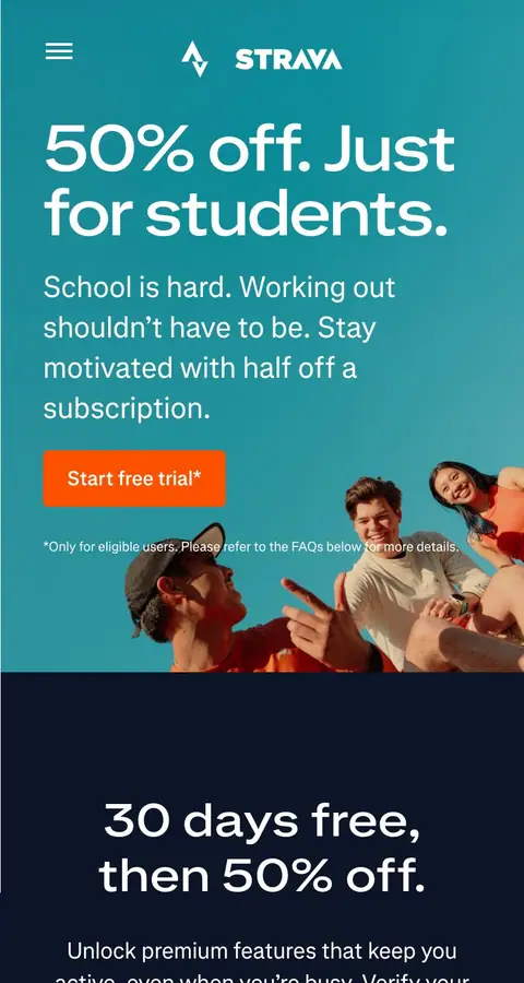 Landing page
