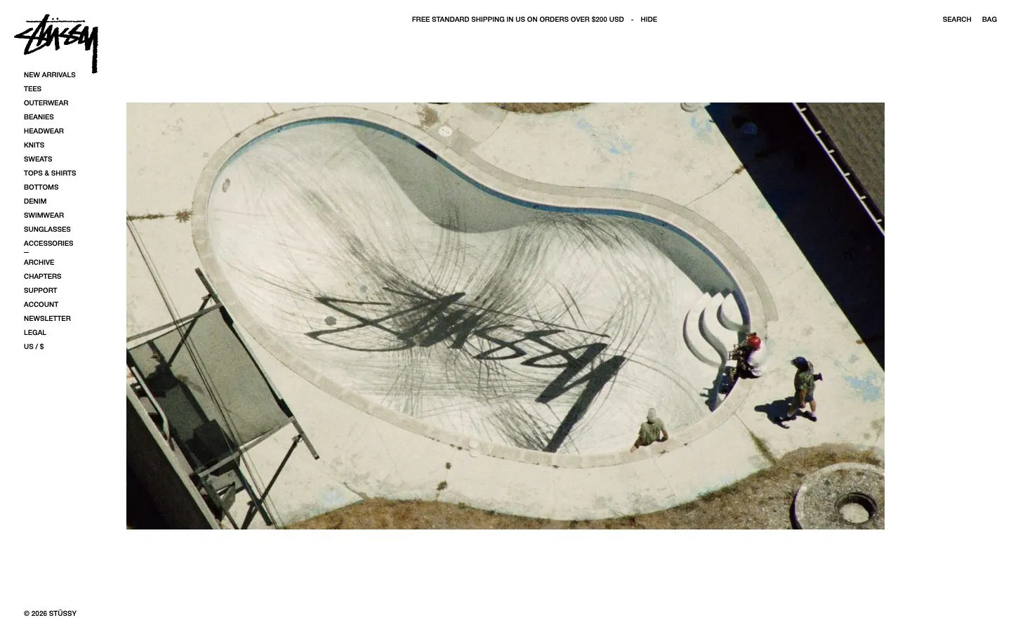 stussy.com — Bosh sahifa