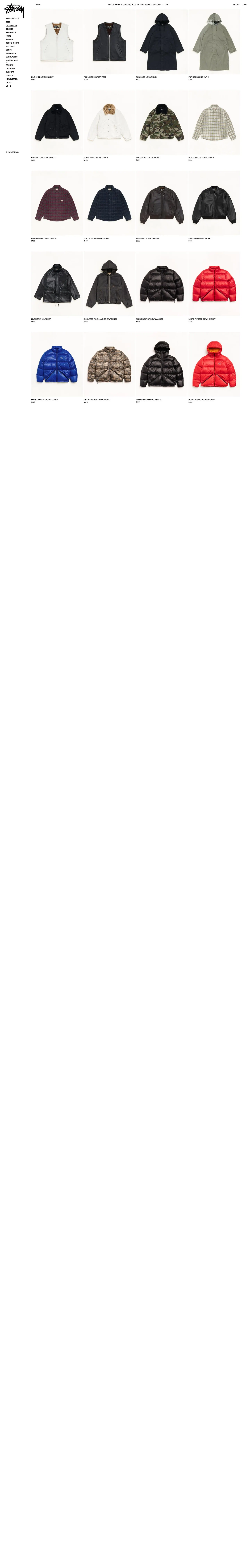 stussy.com — Katalog