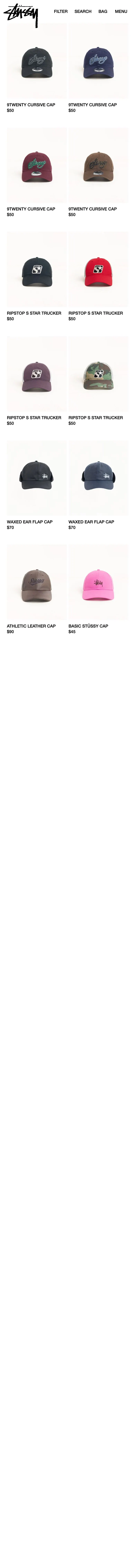 stussy.com — Katalog