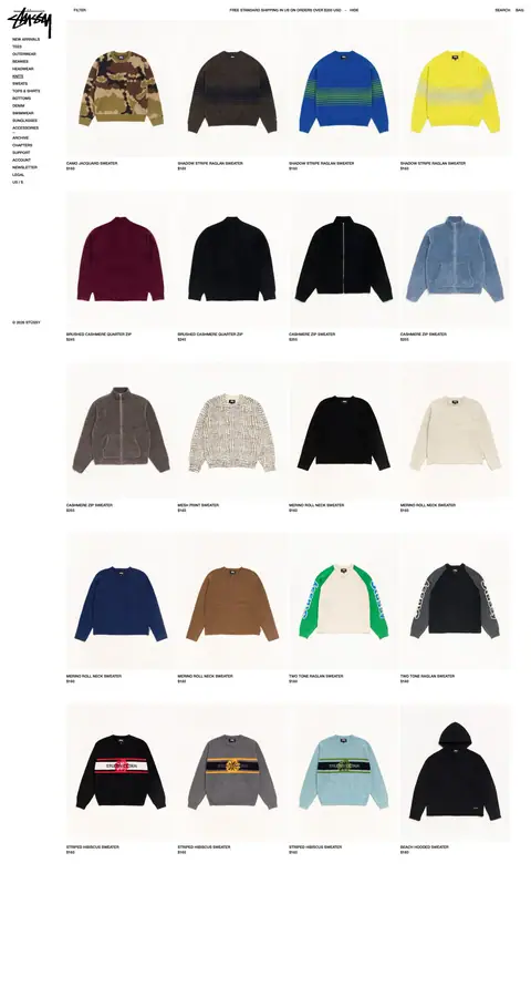 stussy.com — Katalog