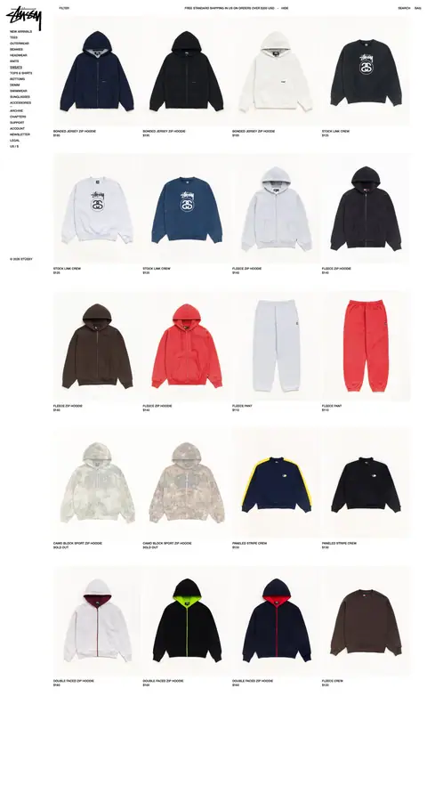 stussy.com — Katalog