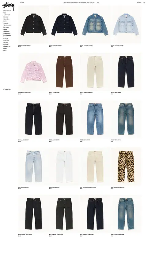 stussy.com — Katalog