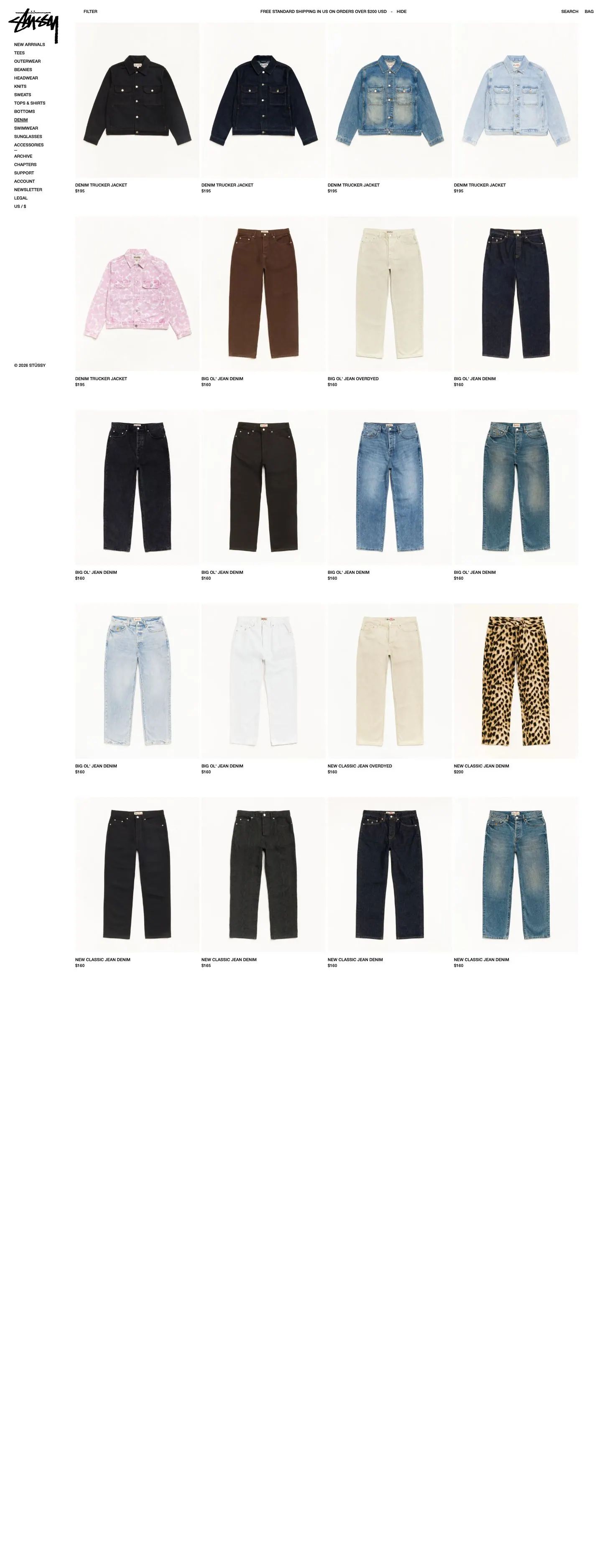 stussy.com — Katalog