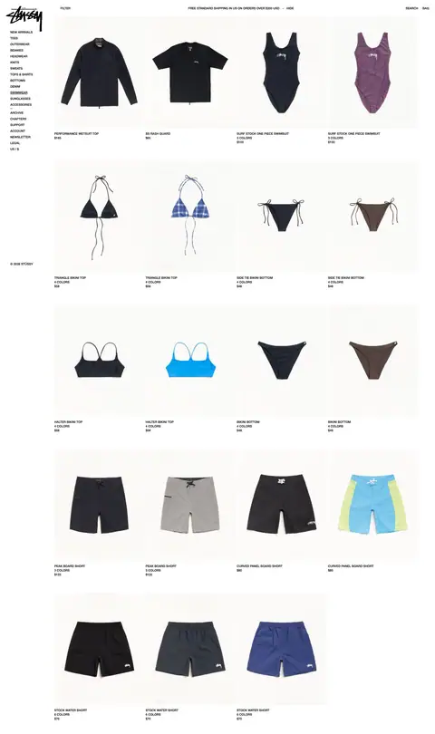stussy.com — Katalog