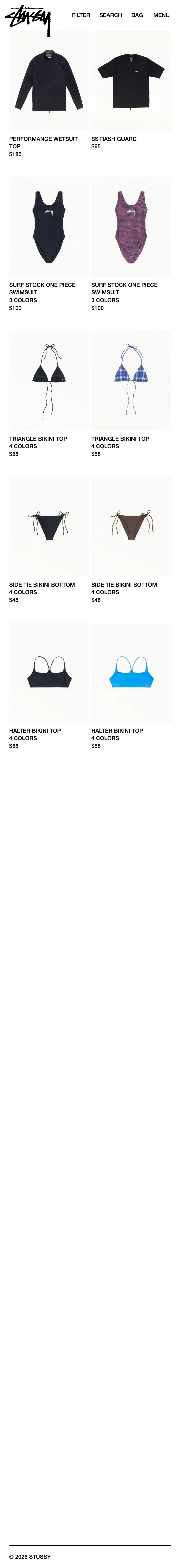 stussy.com — Katalog