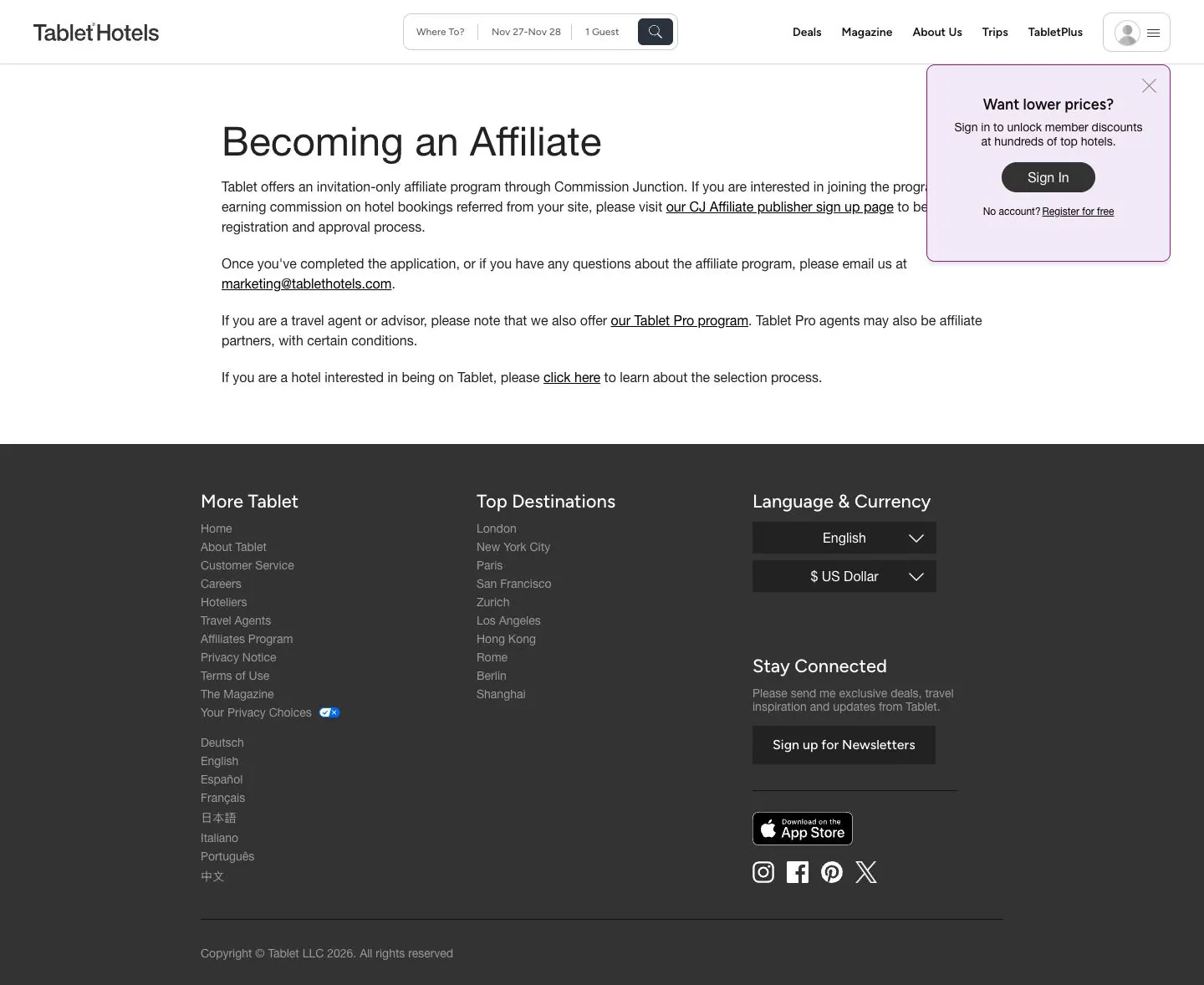 tablethotels.com — Boshqa