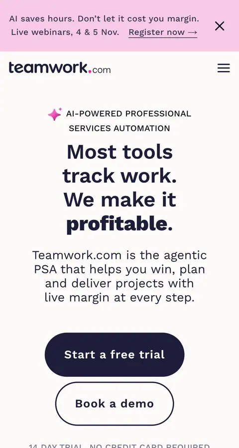 Landing page
