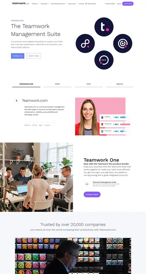 Landing page