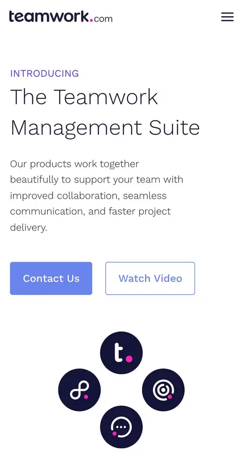 Landing page