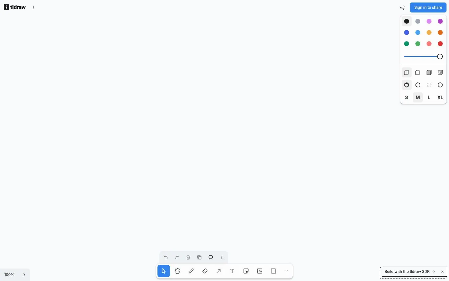 tldraw — Bosh sahifa