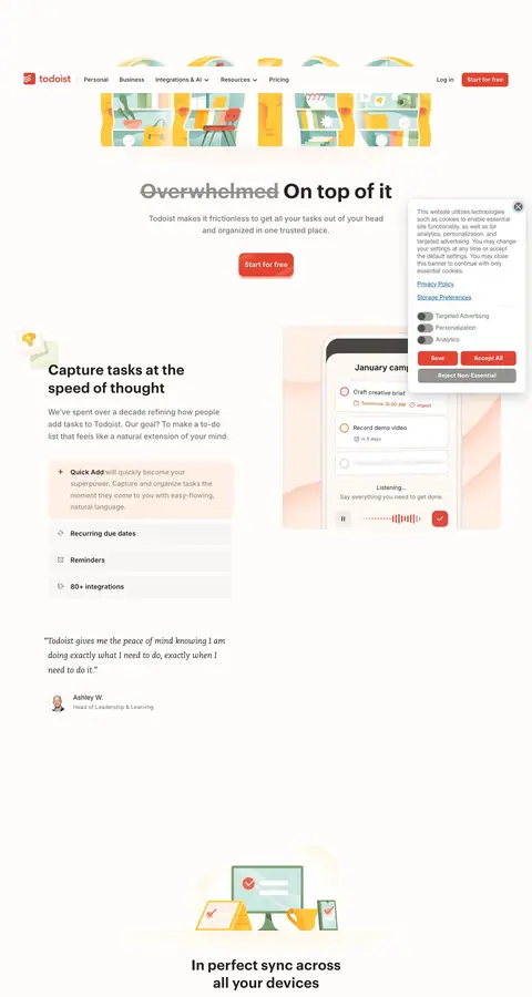 Todoist — Boshqa