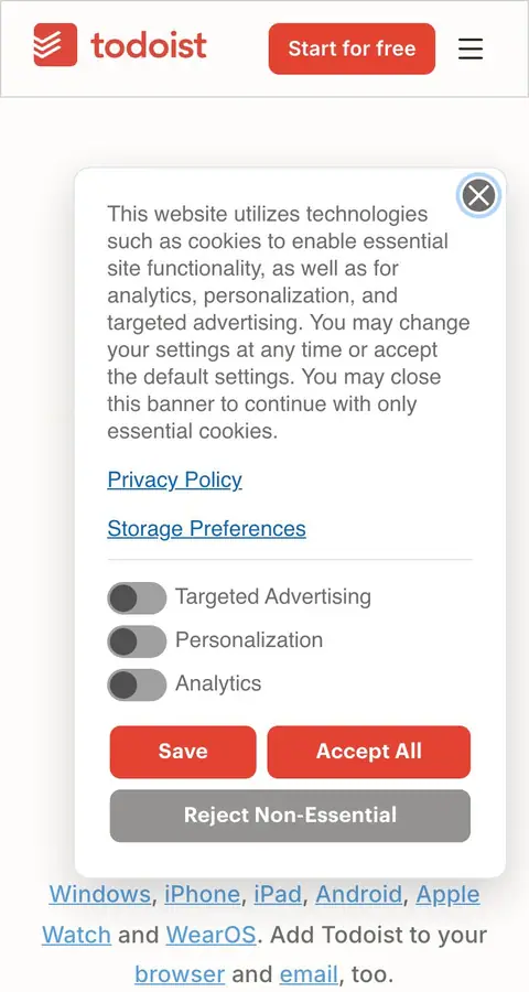 Todoist — Boshqa