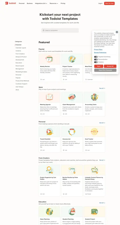 Todoist — Boshqa