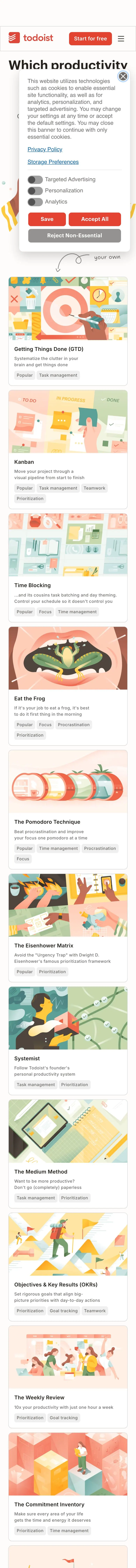 Todoist — Mahsulot