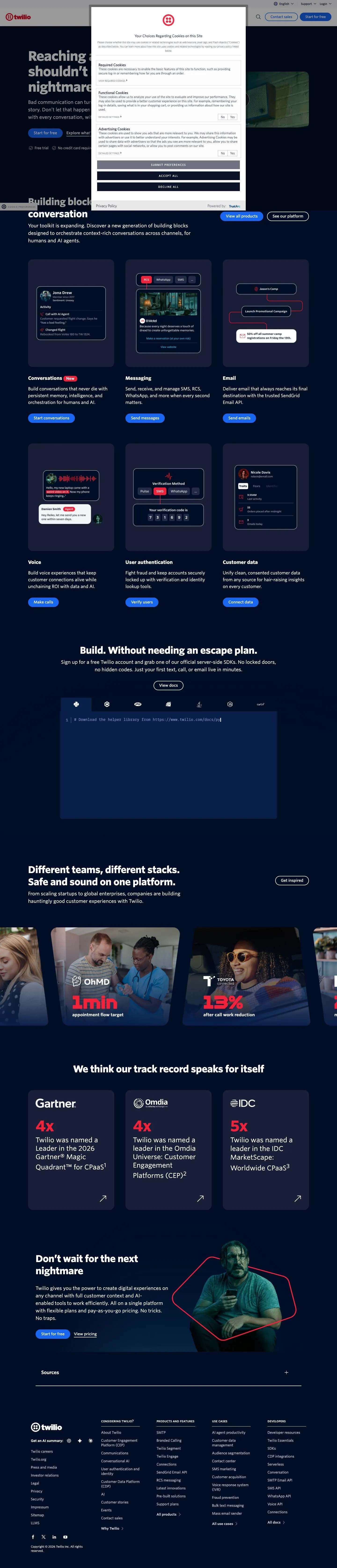 twilio.com — Boshqa