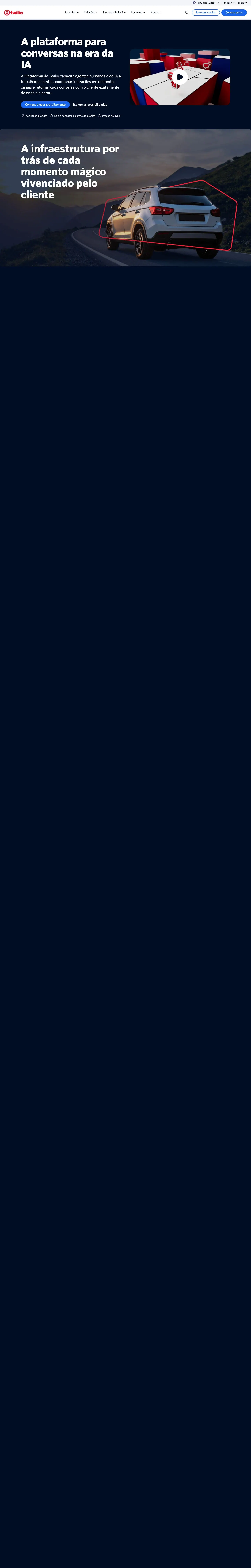 Twilio — Landing page