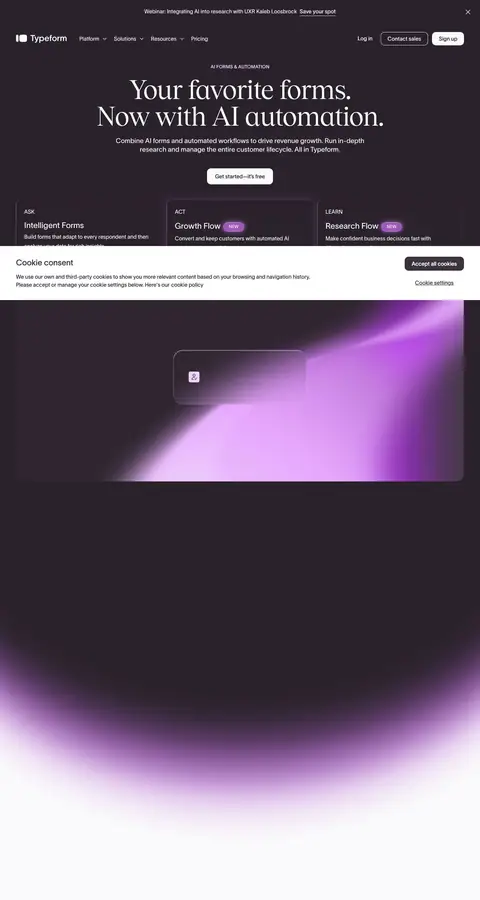 Typeform — Home