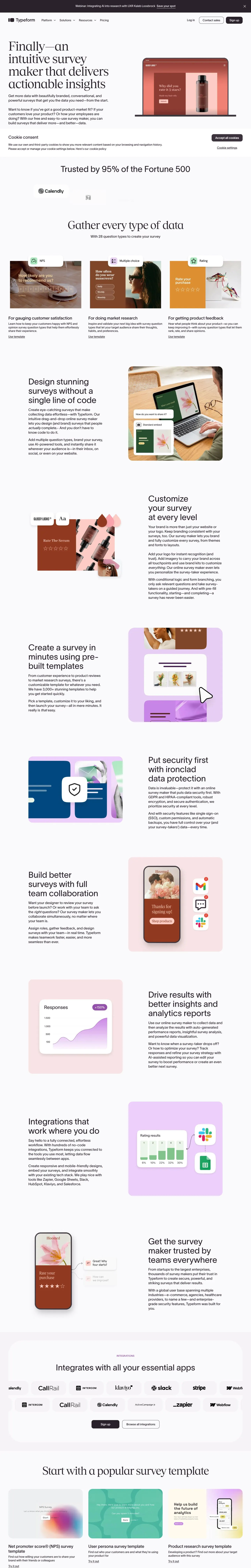 Typeform — Boshqa
