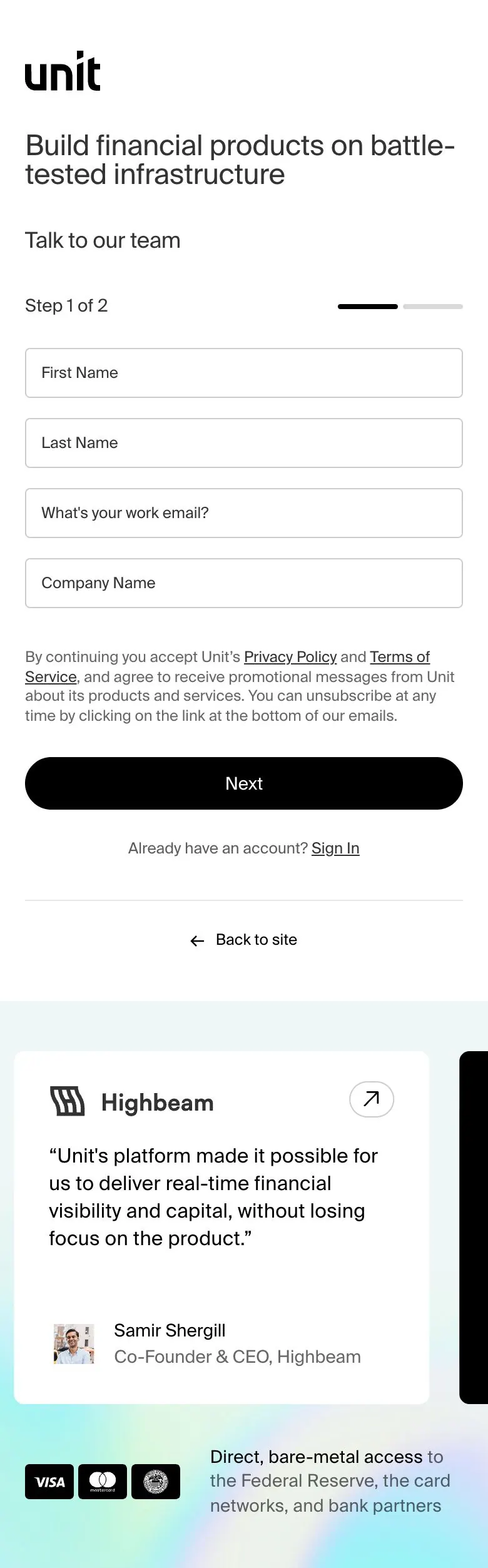 Unit — Aloqa