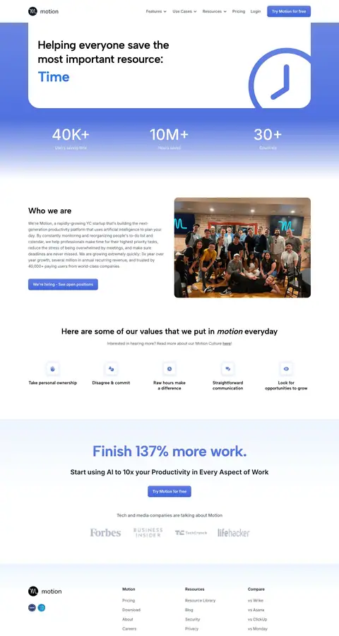 Motion — Biz haqimizda