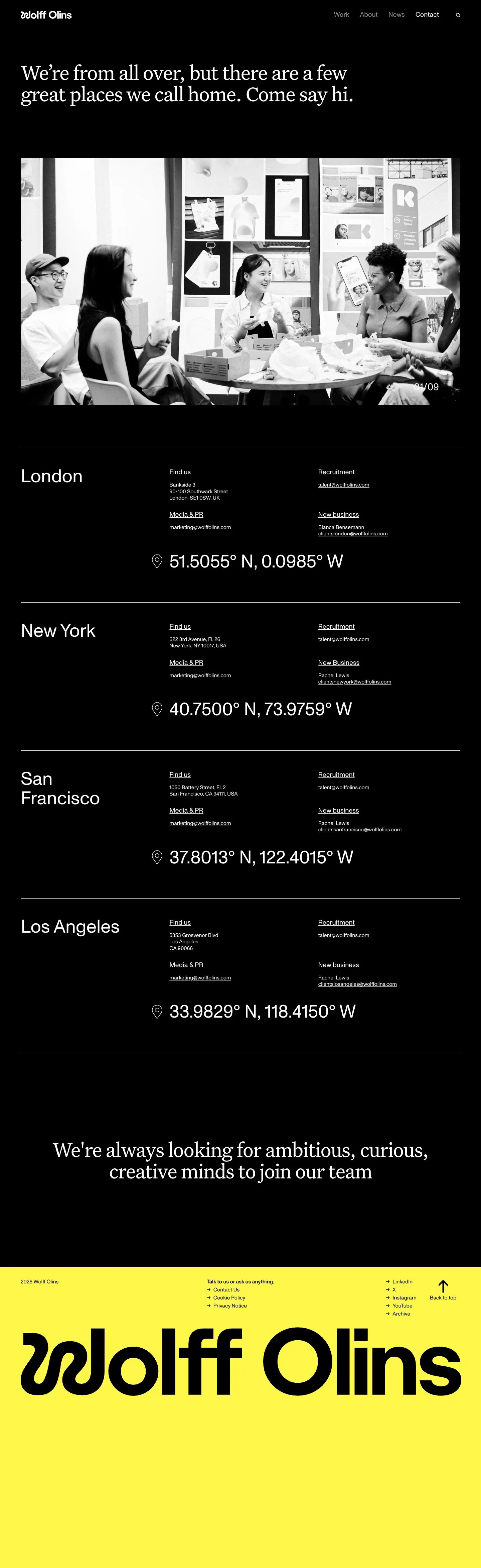 Wolff Olins — Aloqa