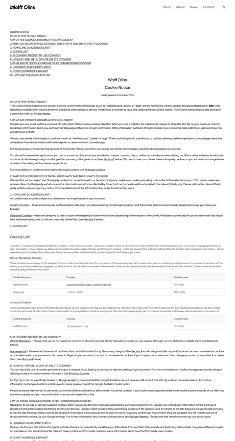 wolffolins.com — Huquqiy
