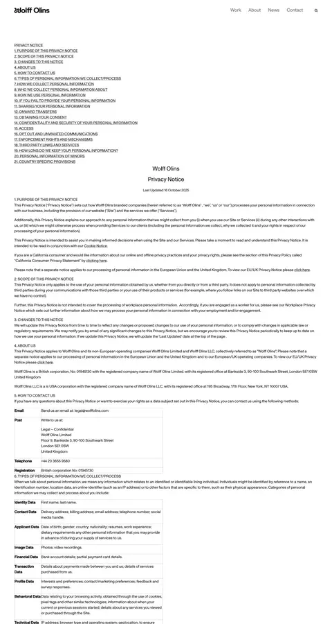 wolffolins.com — Huquqiy